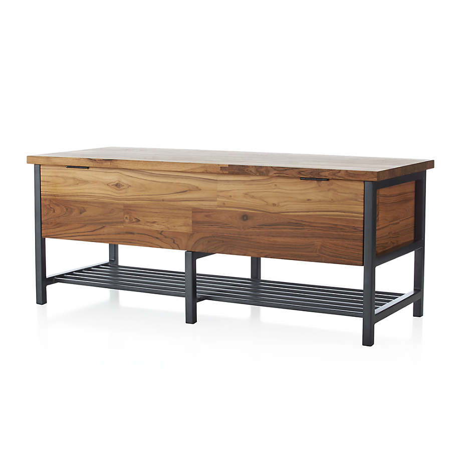 Teca Storage Trunk Bench thumbnail 3