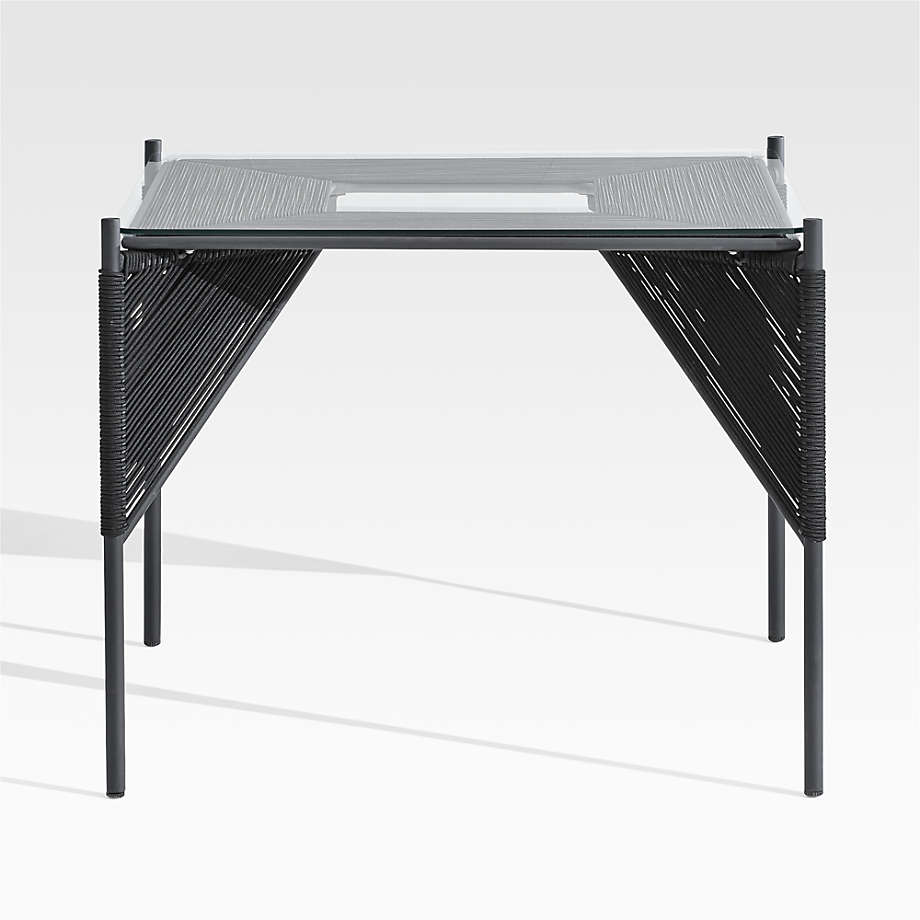 Dorado Black Small Space Outdoor Dining Table thumbnail 3