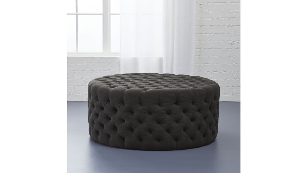 Tufted Ottoman thumbnail 2