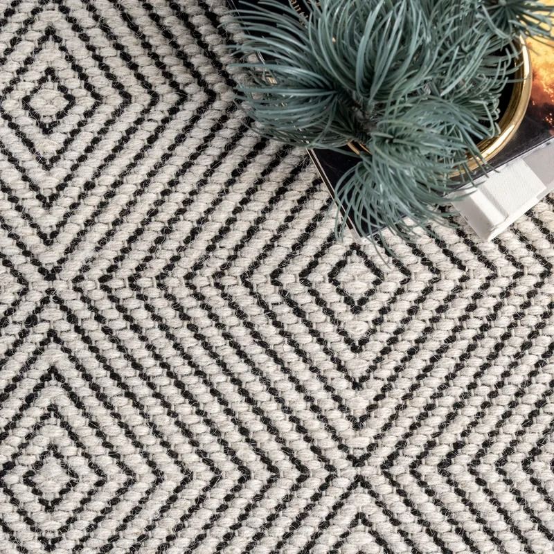 Marcelo Geometric Handmade Area Rug-7'6"x9'6" thumbnail 5