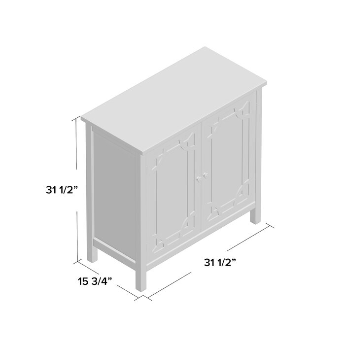 Walworth Display 2 Door Accent Cabinet thumbnail 4