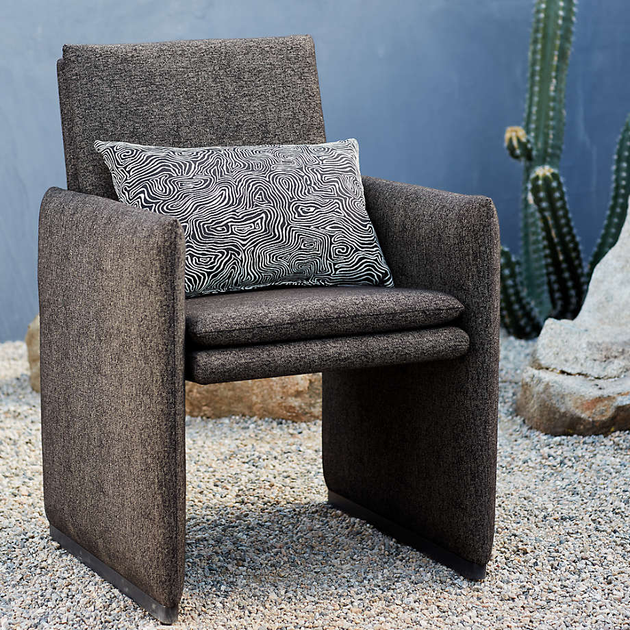 Zuma Upholstered Outdoor Dining Chair thumbnail 5