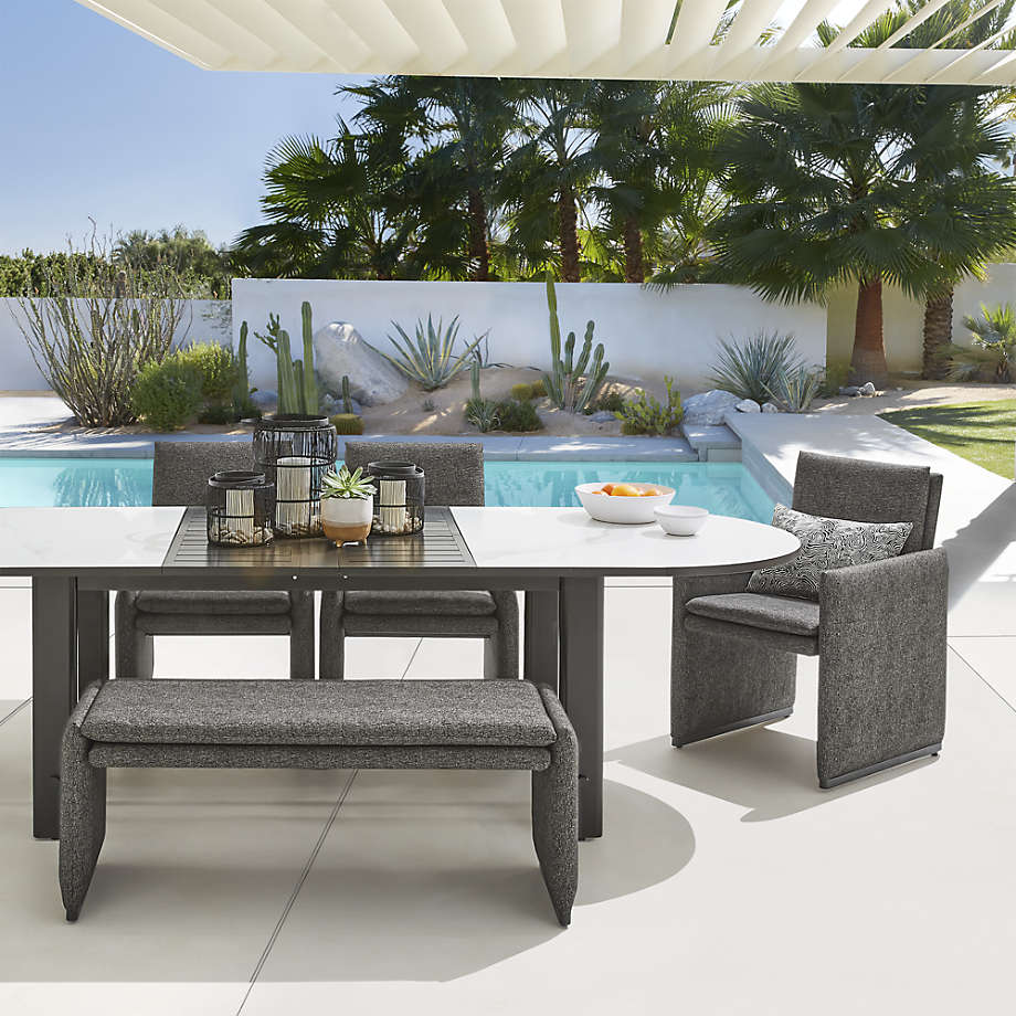 Zuma Upholstered Outdoor Dining Chair thumbnail 6