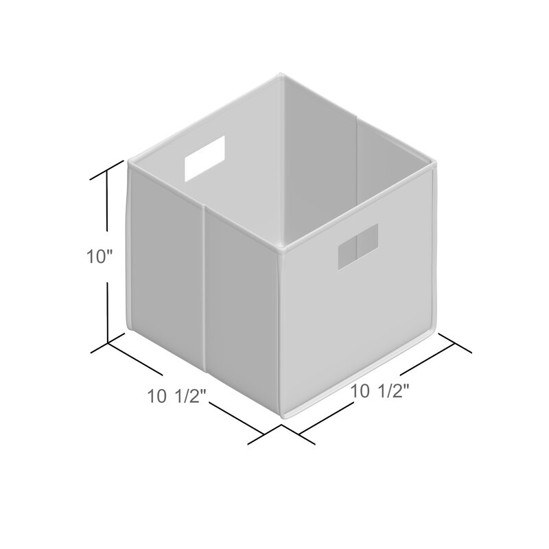 Krout Folding Fabric Bin Set of 2 thumbnail 3