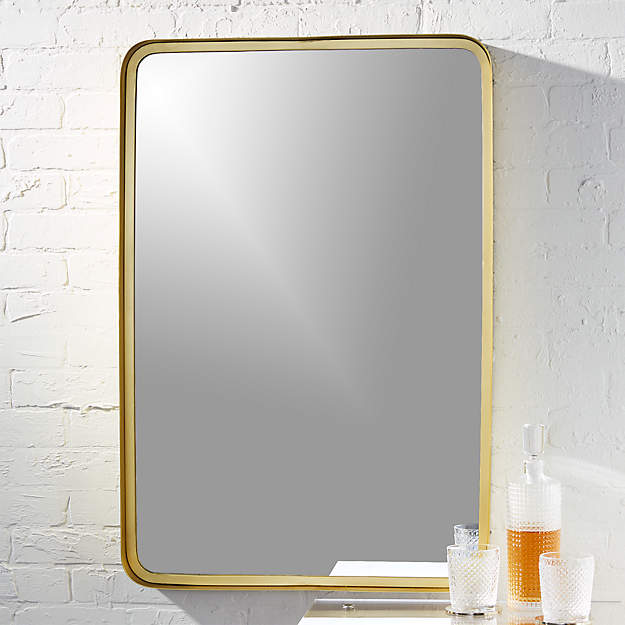 Croft Brass Wall Mirror thumbnail 2