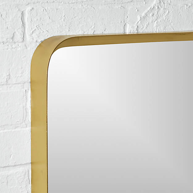 Croft Brass Wall Mirror thumbnail 3