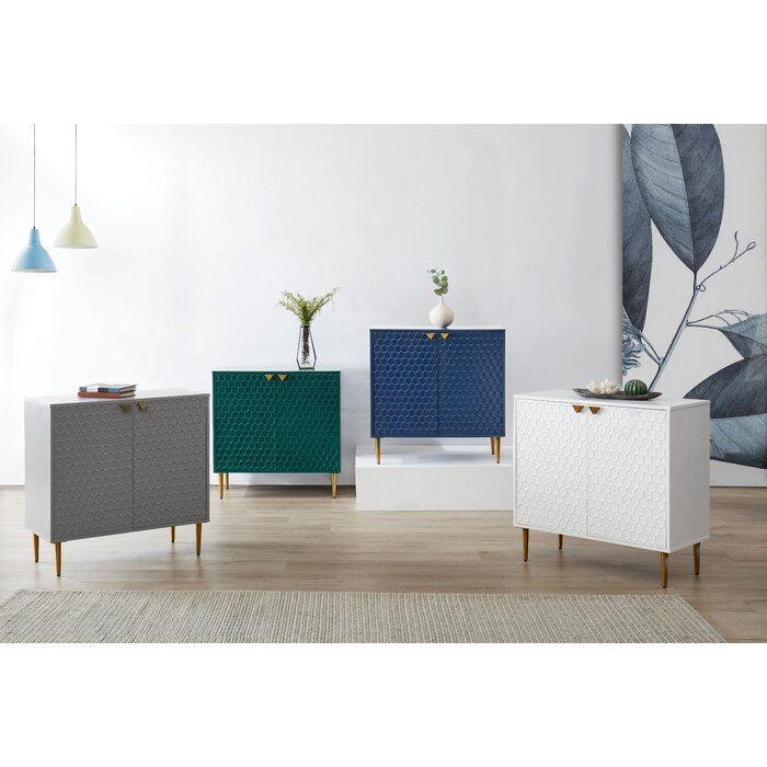 Purvi 2 Door Accent Cabinet thumbnail 3