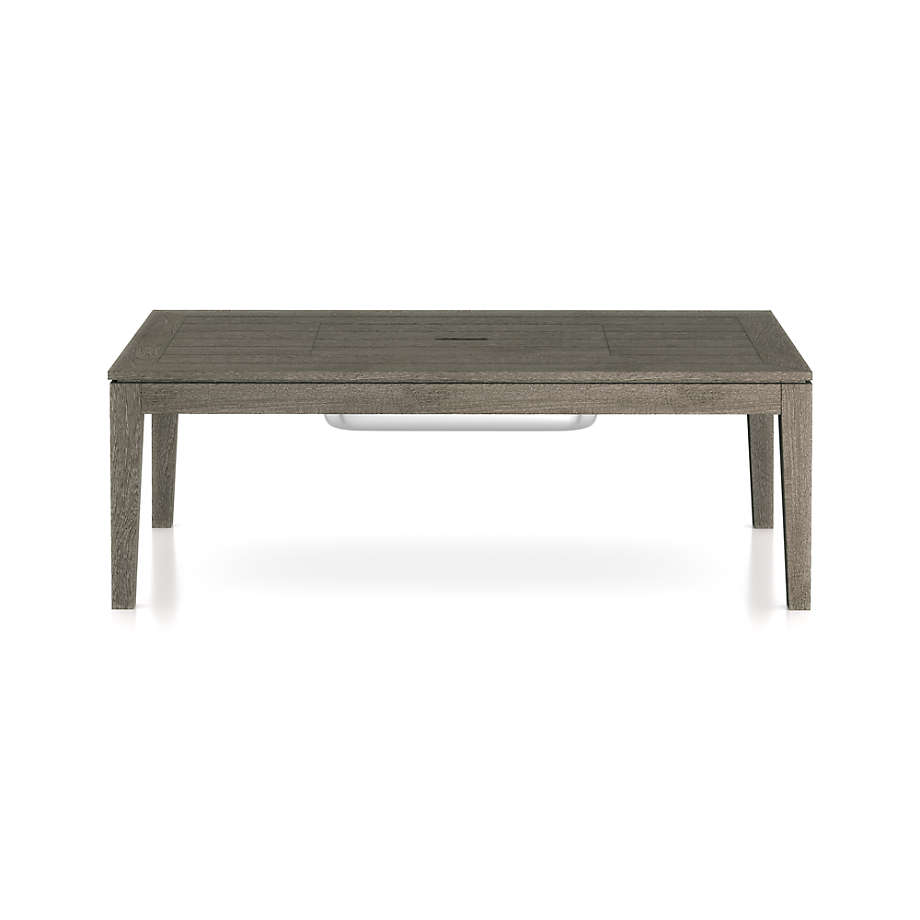 Regatta Grey Wash Coffee Table with Drink Bin thumbnail 3