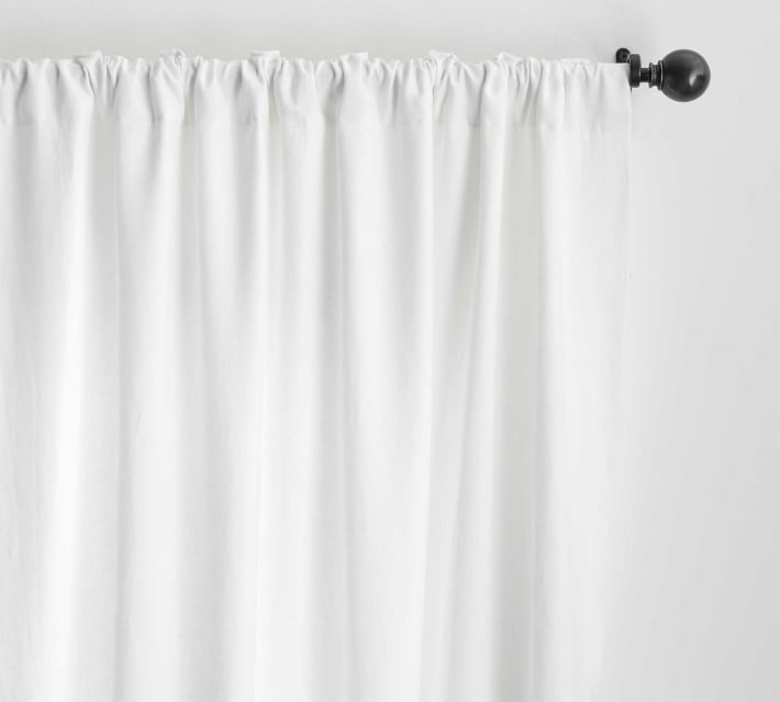 Custom Belgian Flax Linen Rod Pocket Curtain thumbnail 3