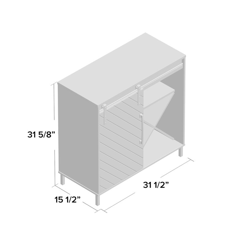 Ruth 1 Door Accent Cabinet thumbnail 3