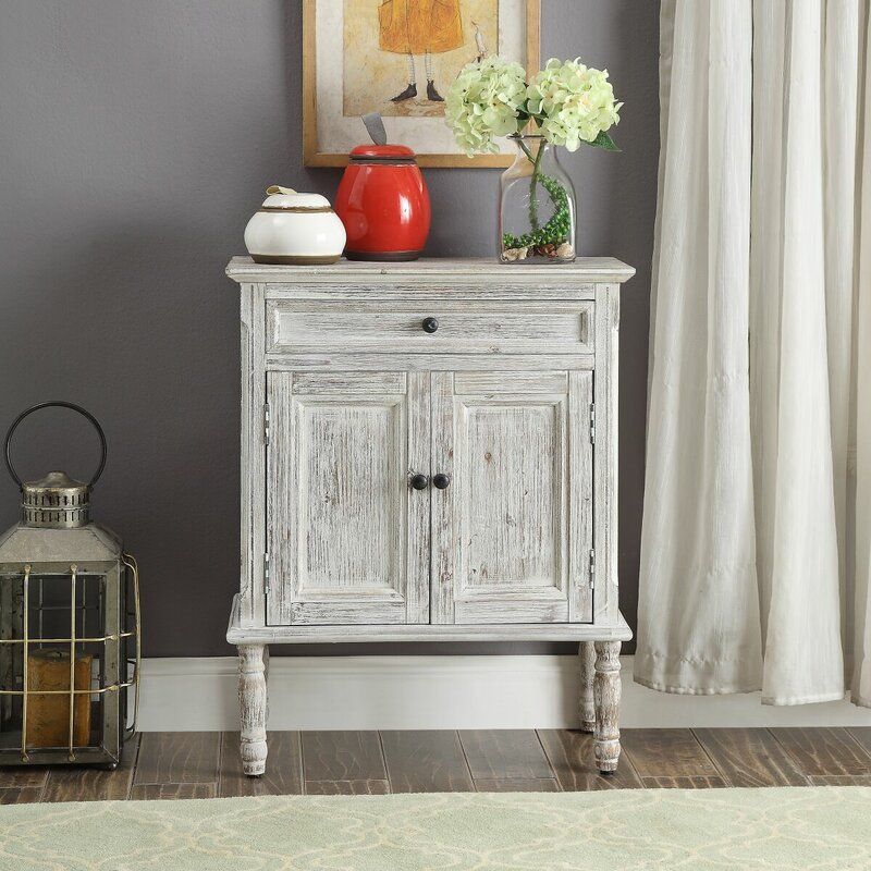 White Harpenden 2 Door Accent Cabinet thumbnail 2