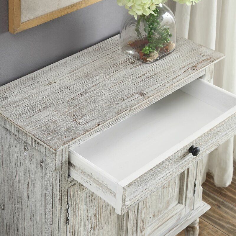 White Harpenden 2 Door Accent Cabinet thumbnail 3