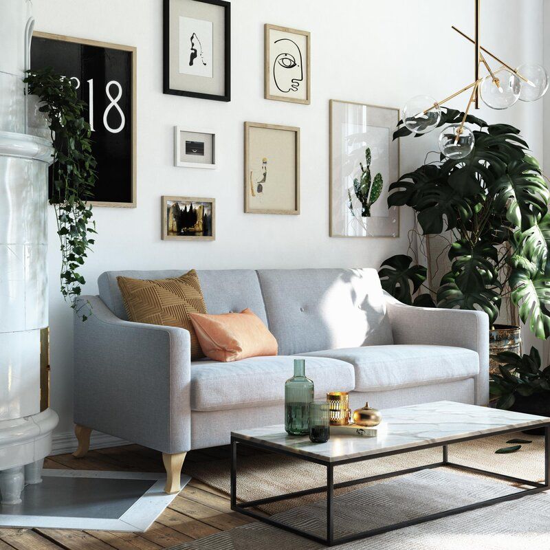 74 Wide Round Arm Sofa thumbnail 6
