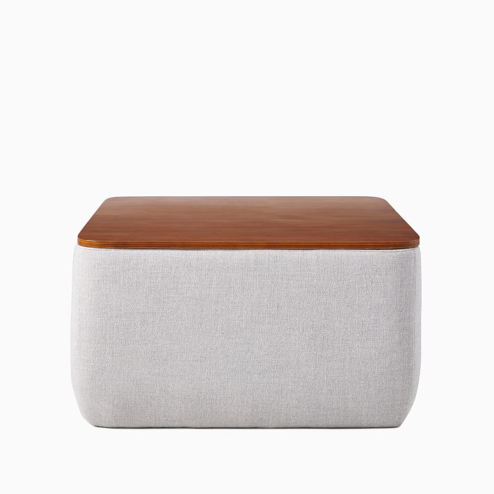 Upholstered Square Storage Ottoman thumbnail 4