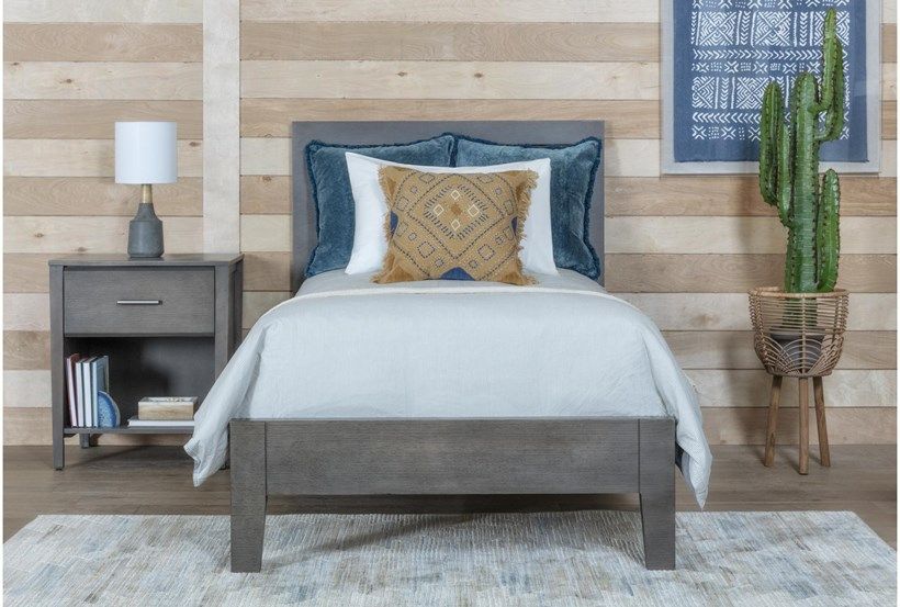 Gaven Grey Nightstand thumbnail 2