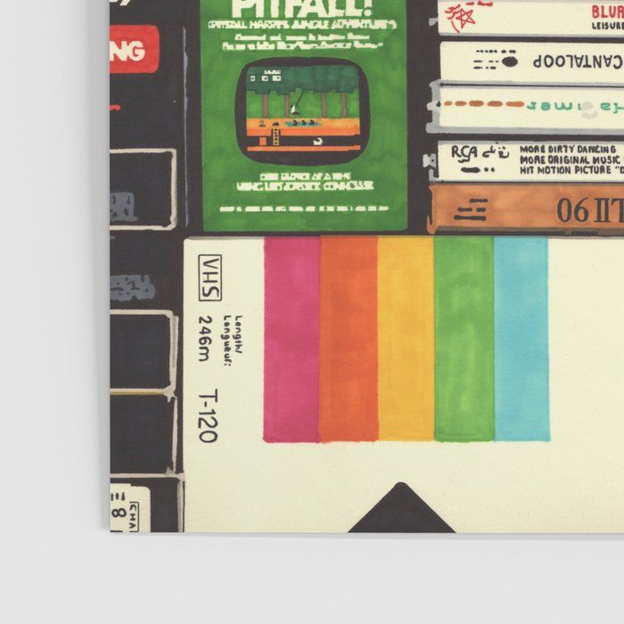 Cassettes VHS And Games Poster thumbnail 3
