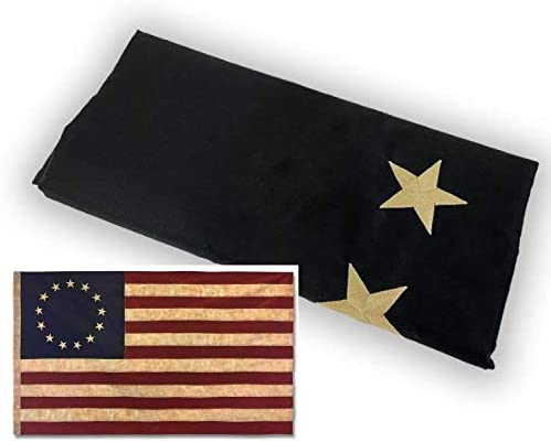 Betsy Ross Vintage Embroidered Flag thumbnail 4