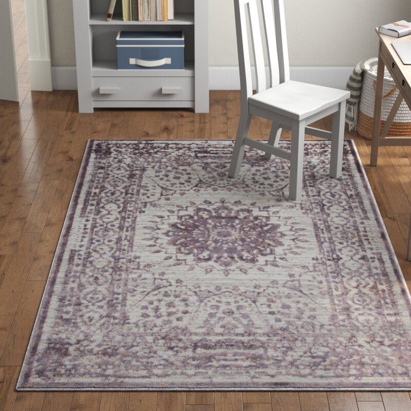 Alissa Oriental Violet Area Rug-8'x10' thumbnail 2
