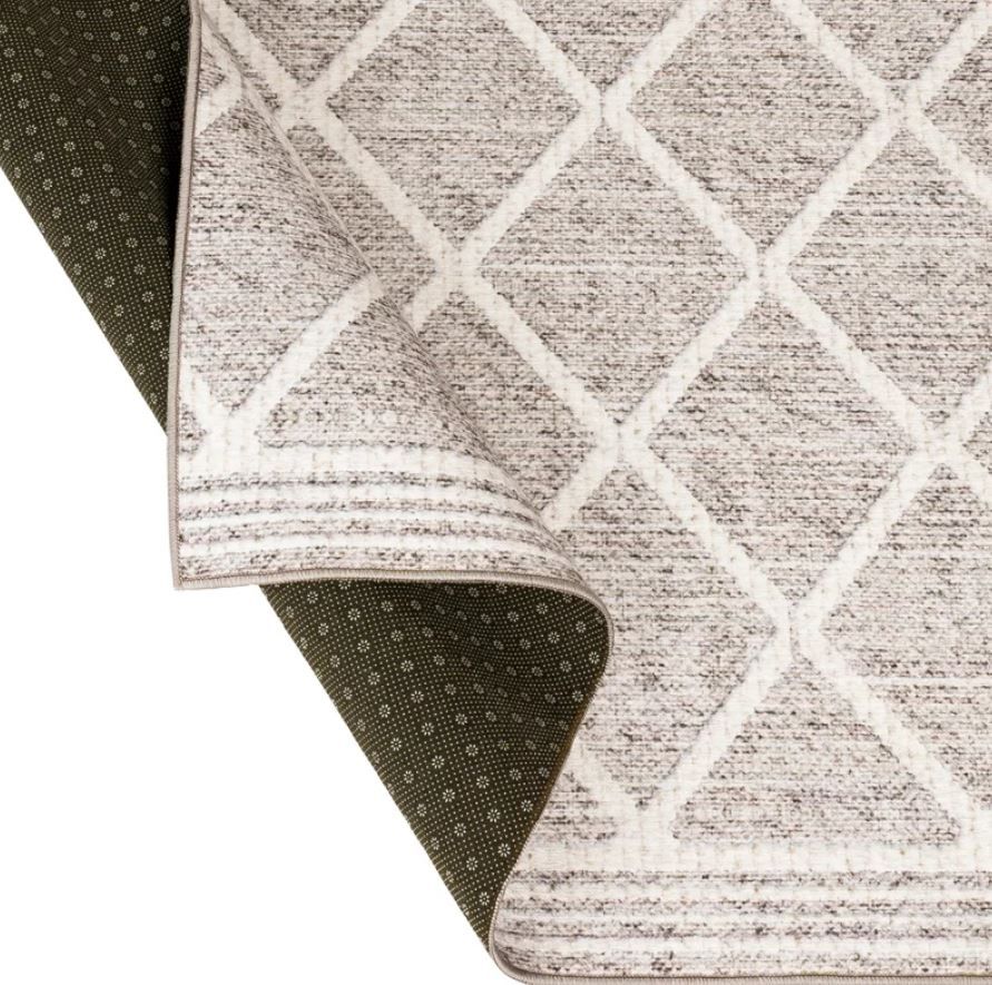 Valarie Geometric Flatweave Beige Ivory Area Rug thumbnail 4
