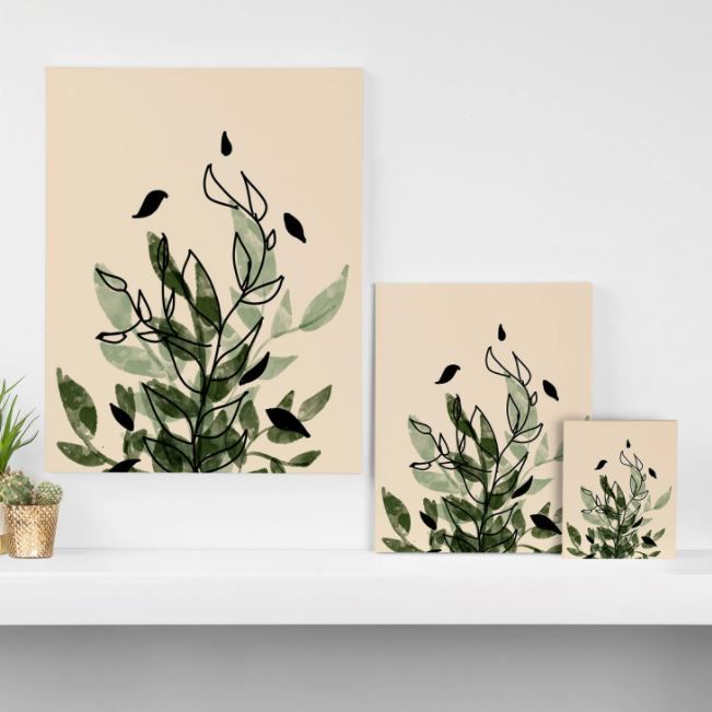 GREEN AND BLACK LEAVES thumbnail 3