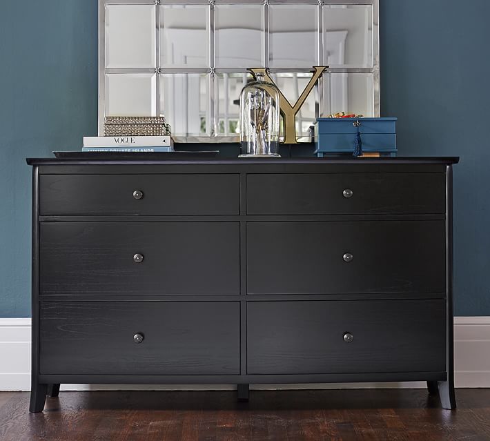 Chloe 6-Drawer Wide Dresser thumbnail 2