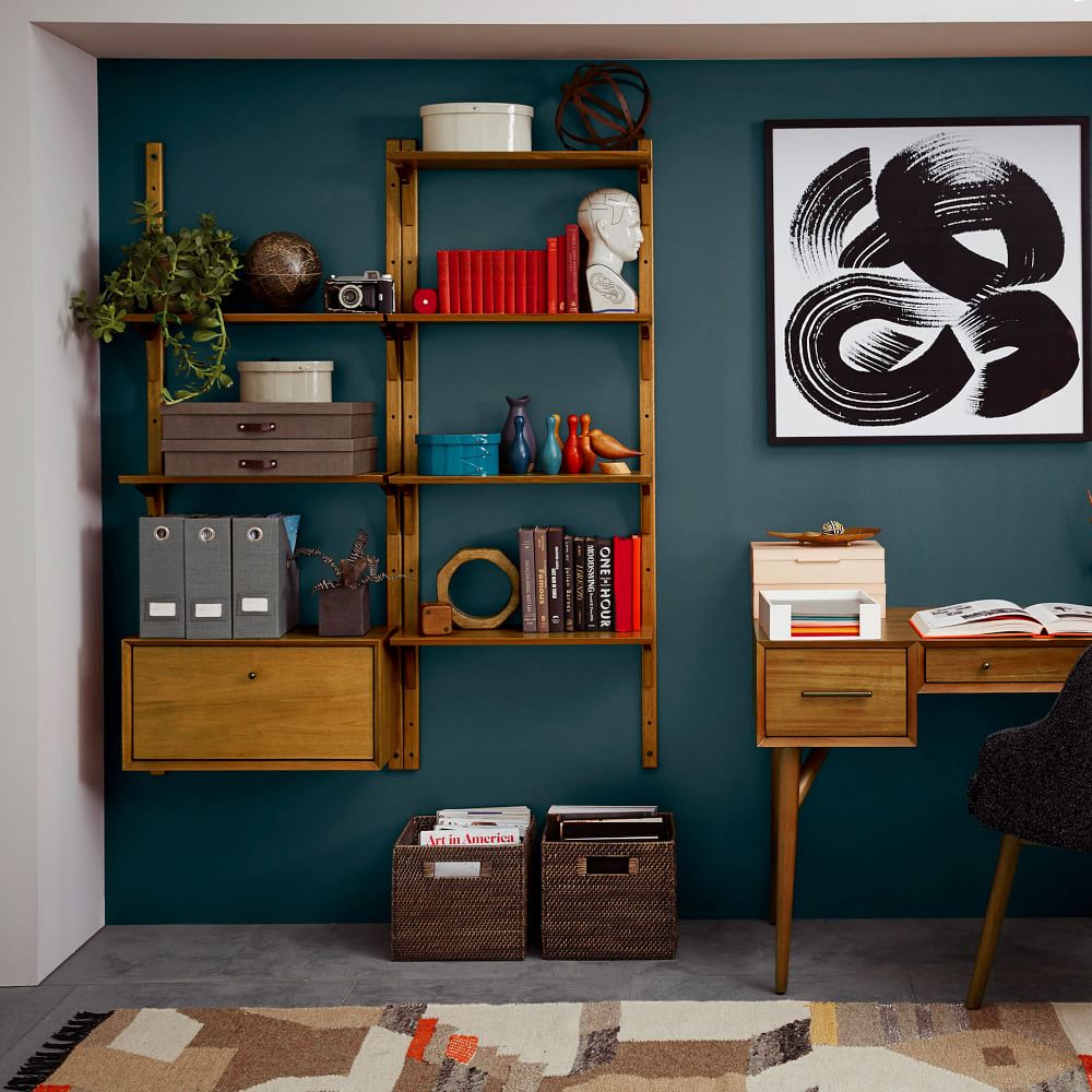 Mid Century Wall Shelving Set thumbnail 3
