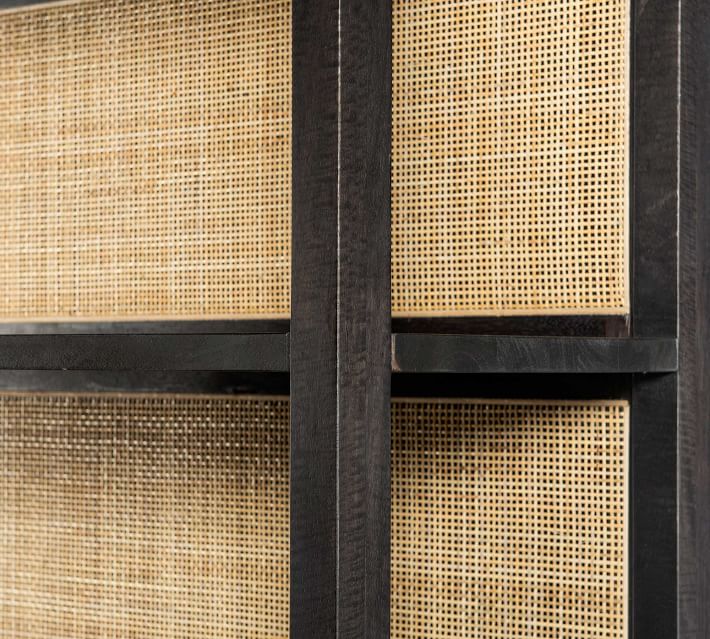 Dolores Cane Etagere Bookcase thumbnail 5