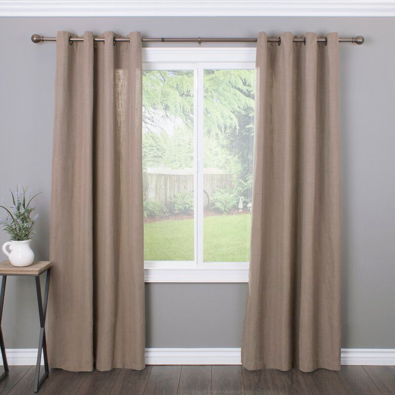 Inman Ball Telescoping Drapery Single Curtain Rod 36''-72'' thumbnail 2