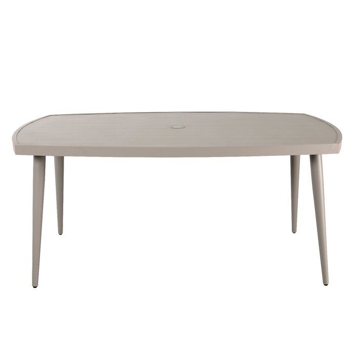 Aurora Metal Dining Table thumbnail 2