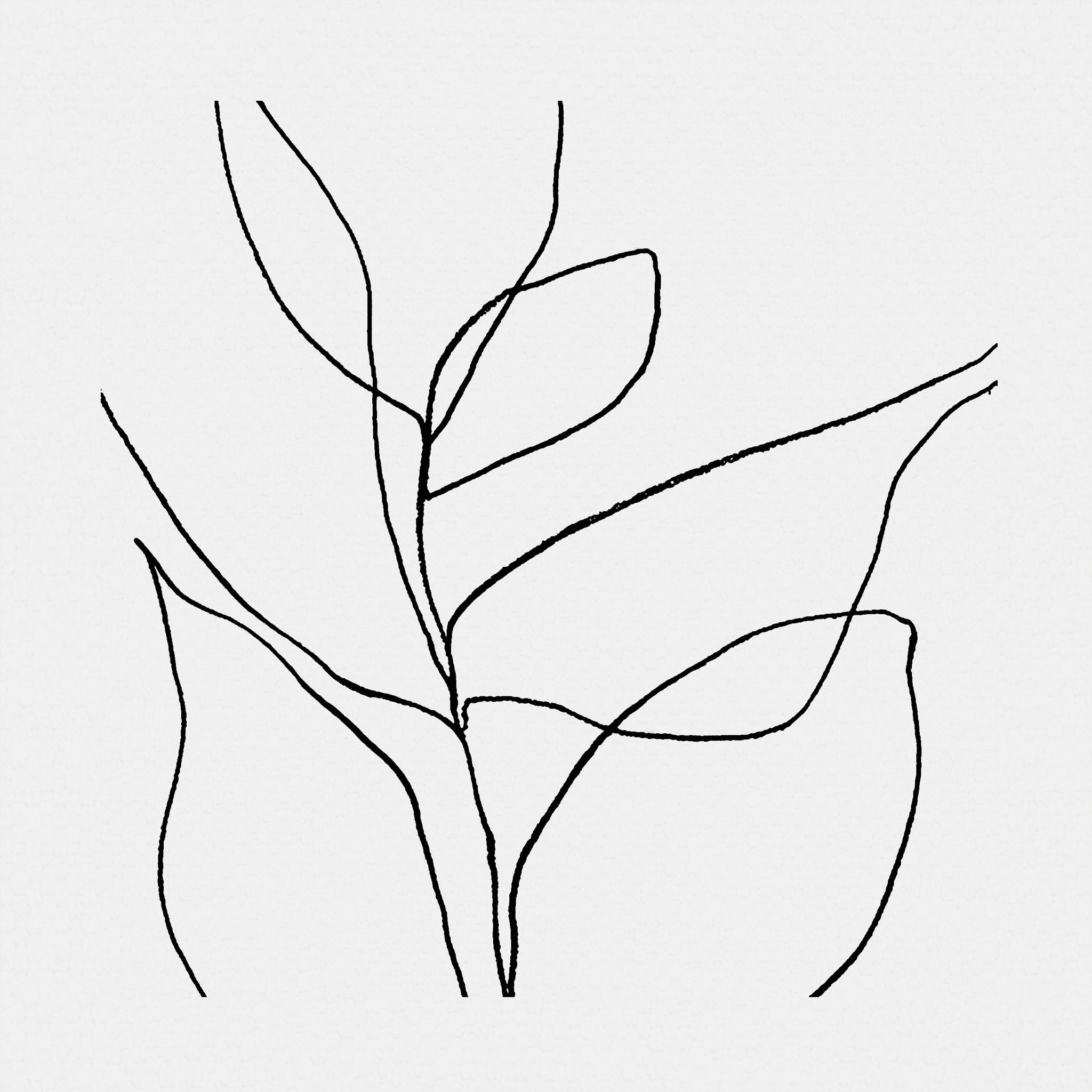 Minimalist line art Duvet Cover Queen thumbnail 4