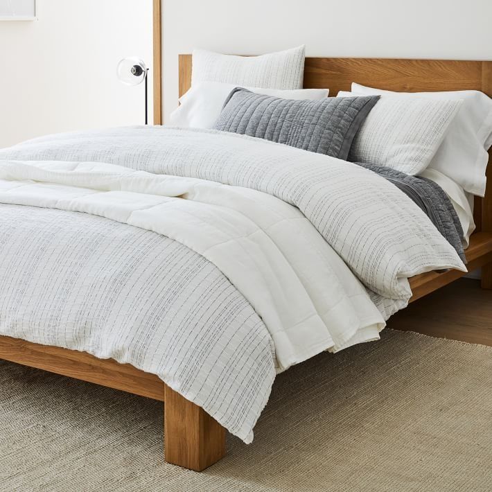 Space Dyed Clipped Gauze Duvet Cover Queen thumbnail 2