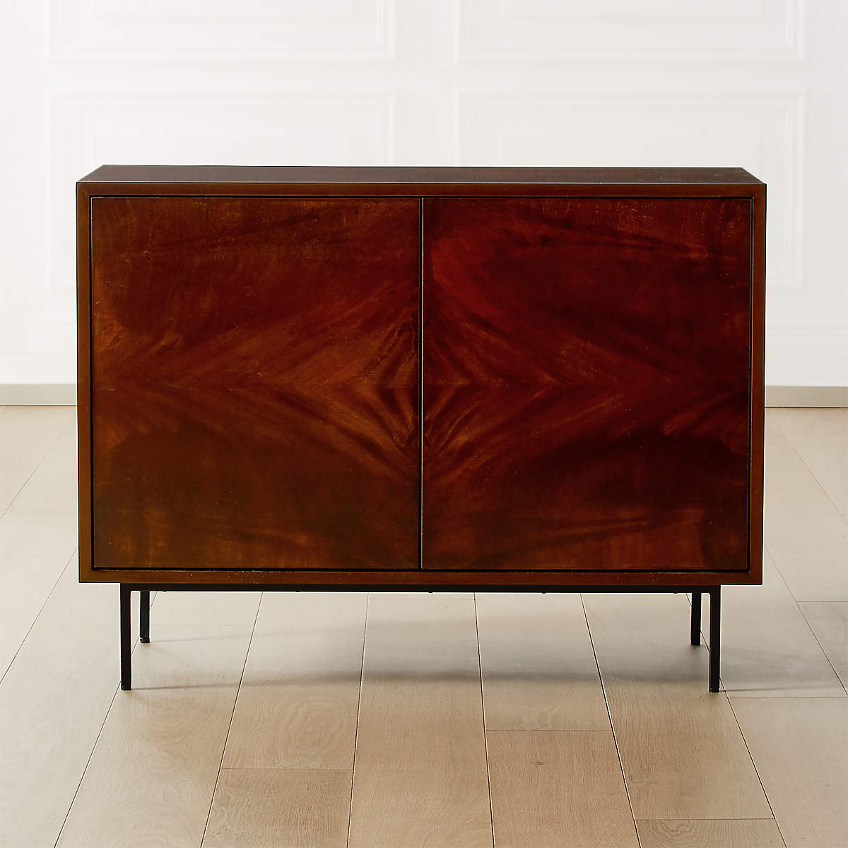 CLYDE MAHOGANY SMALL MEDIA CONSOLE thumbnail 2
