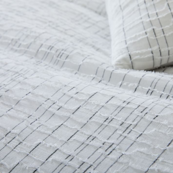 Space Dyed Clipped Gauze Duvet Cover King thumbnail 2