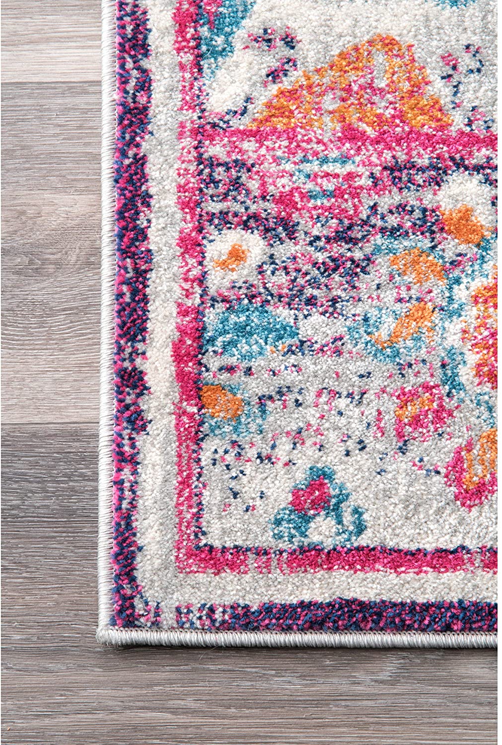 NuLoom Kiyoko Vintage Floral Area Rug-5'x7'.5" thumbnail 4