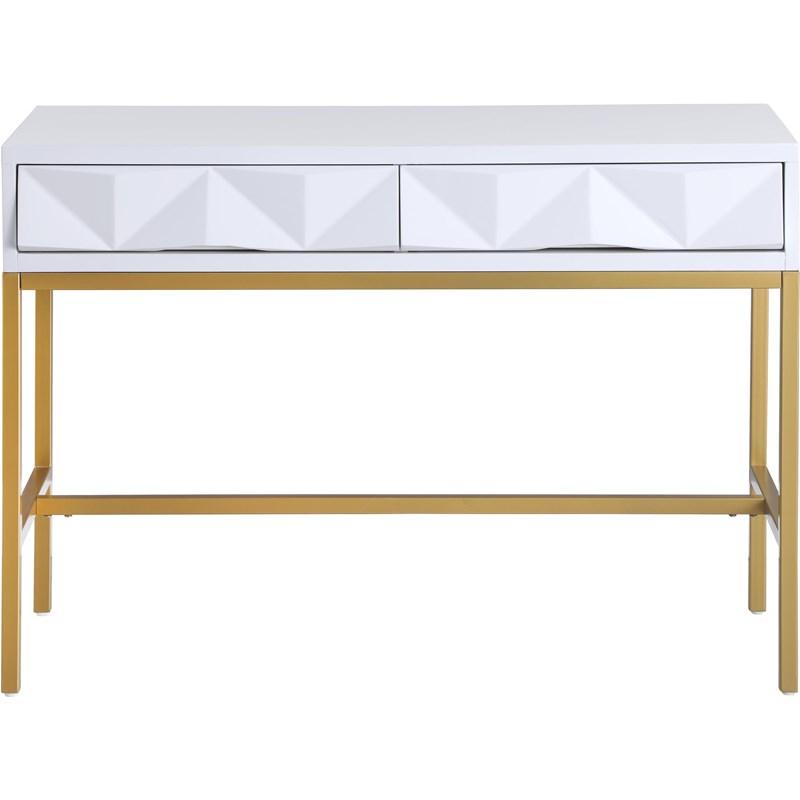 Pandora 426 Console Table White Laquer with Gold thumbnail 6
