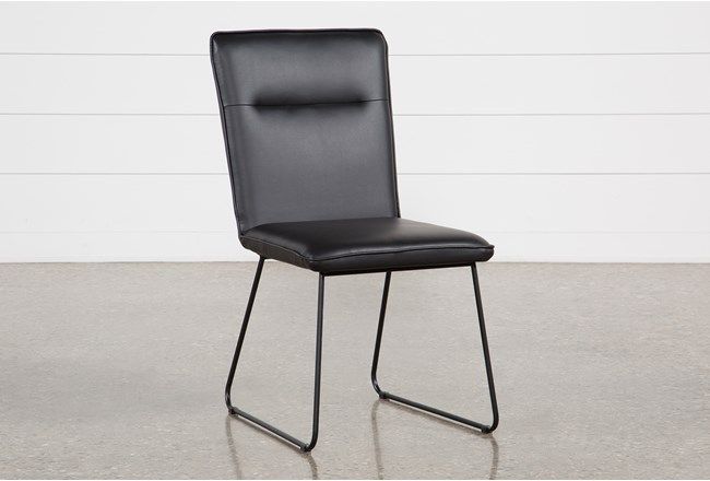 Kylie Black Dining Side Chair thumbnail 4