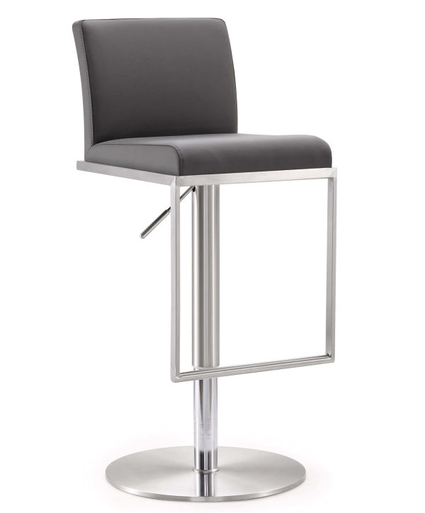 Costal Grey Stainless Steel Barstool thumbnail 4