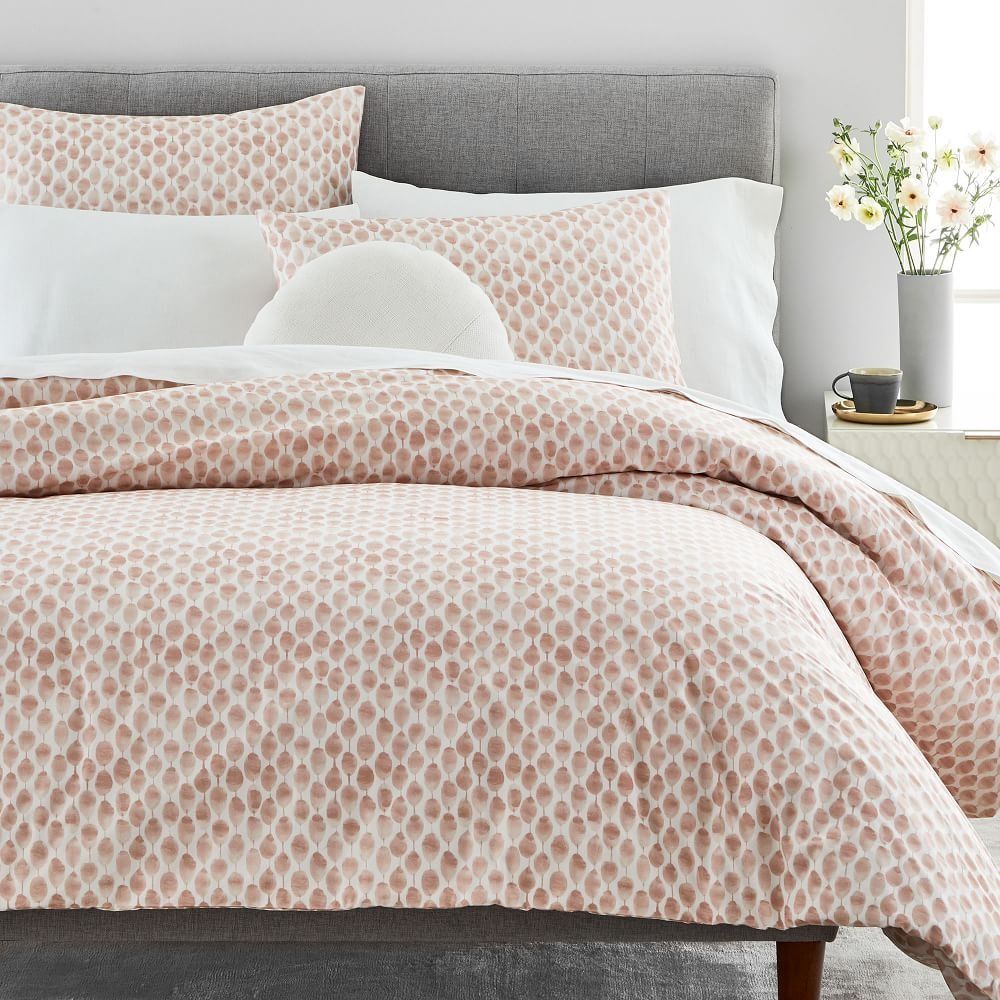 Organic Half Moon Duvet - King/Cal. King - Rosette thumbnail 2
