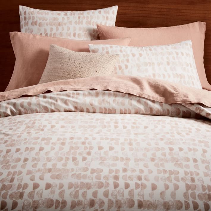 Organic Half Moon Duvet - King/Cal. King - Rosette thumbnail 3