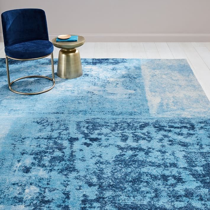 Distressed Rococo Wool Rug-2'.5"x7' thumbnail 2