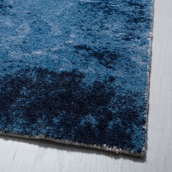 Distressed Rococo Wool Rug-2'.5"x7' thumbnail 3