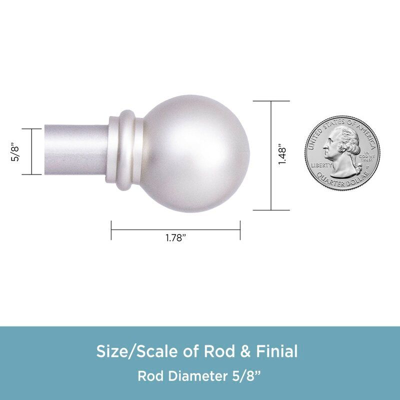 Single Curtain Rod 48''-86'' thumbnail 4