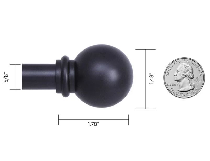 Single Curtain Rod 48''-86'' thumbnail 3