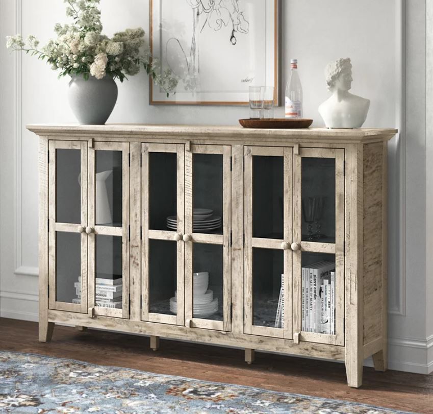 Claire Wide Acacia Wood Sideboard thumbnail 2