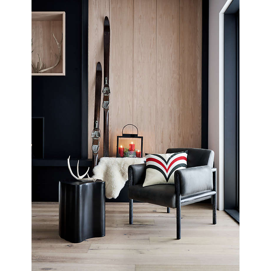 Diderot Wood and Leather Chair thumbnail 3