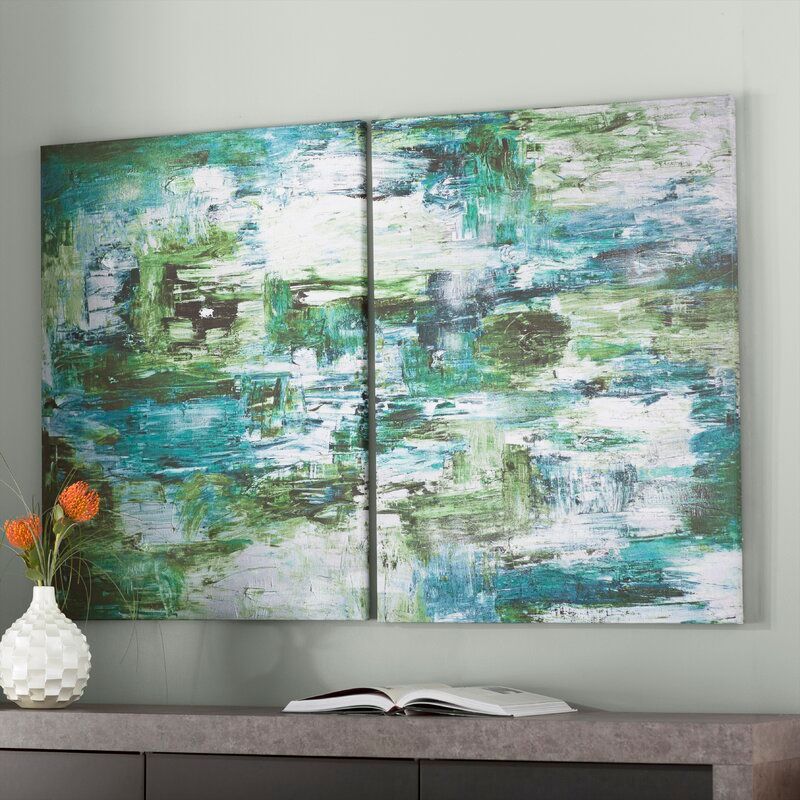 Smash X by Tristan Scott 2 Piece Graphic Art Print Set on Canvas thumbnail 2