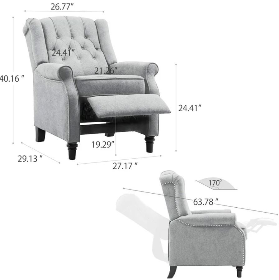 Markey ManualZero Gravity Recliner thumbnail 4