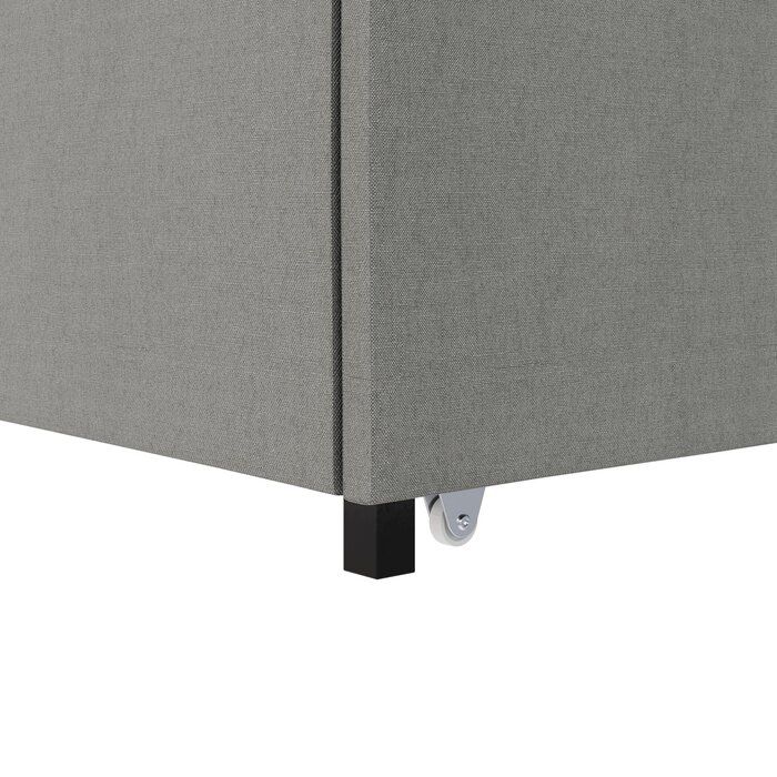 Calloway Upholstered Low Profile Storage Platform Bed-Twin thumbnail 5