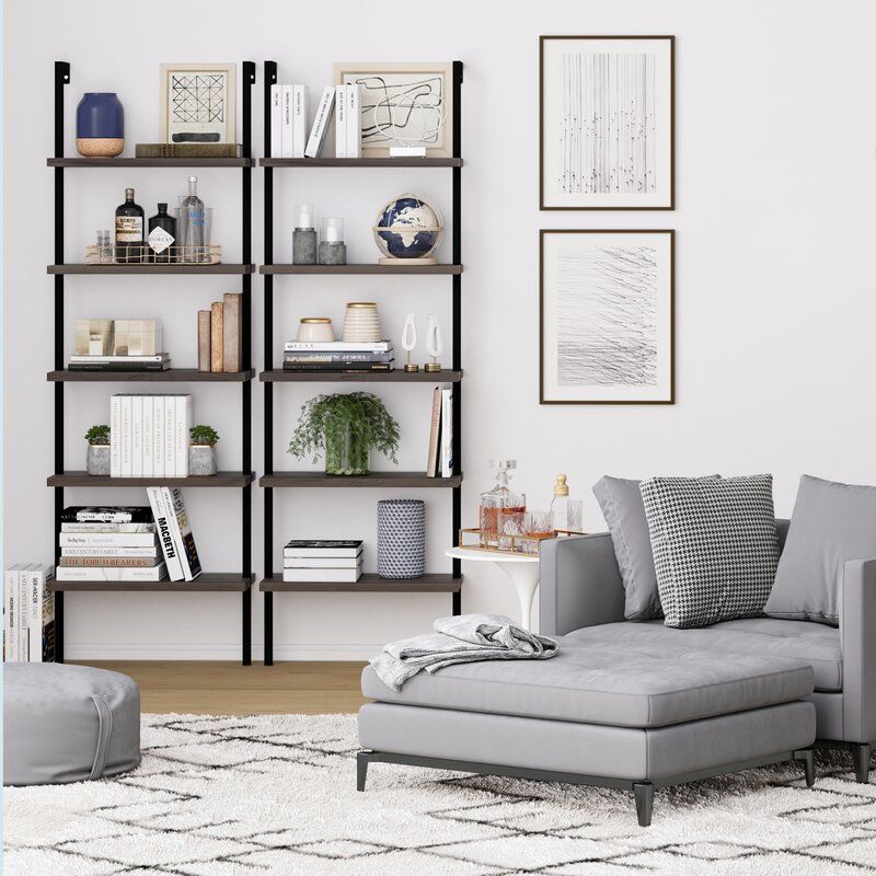 Zachary Steel Ladder Bookcase thumbnail 3