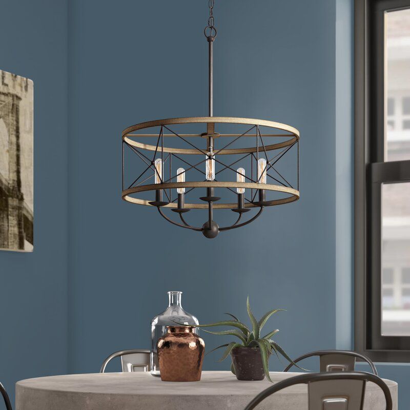 Edmonds 5 Light Drum Chandelier thumbnail 2
